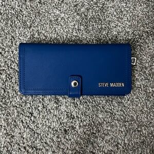 Steve Madden Royal Blue Clutch Wallet